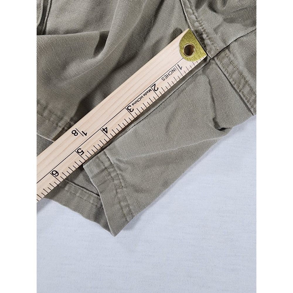 Cabelas Cargo Shorts Women 12 Khaki Tan Cotton High Rise Safari Gorpcore Utility - Picture 2 of 10